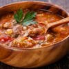 Классический суп харчо из свинины с рисом